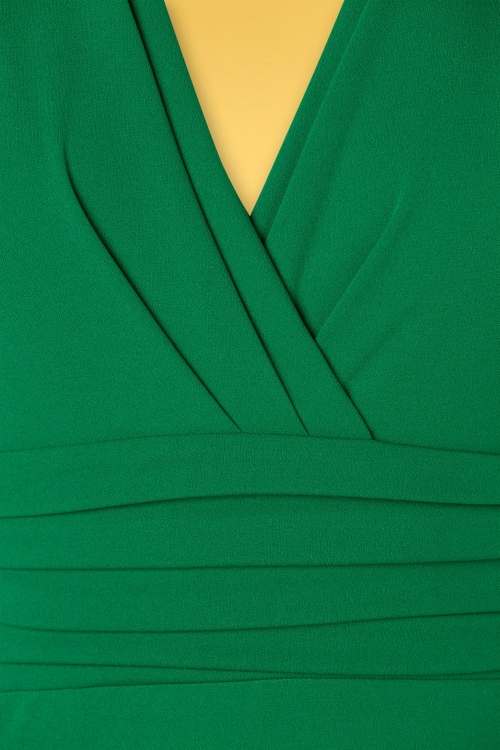 Vintage Chic for Topvintage - 50s Kaylie Pencil Dress in Emerald 4