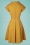 Banned Retro - 40s Spot Perfection Fit and Flare Swing Dress in Mustard 2