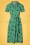 Sugarhill Brighton - 60s Abby Hearts Shirt Dress in Sea Green