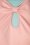 Vixen - Nessy Front Twist Flutter jurk in dust roze 4