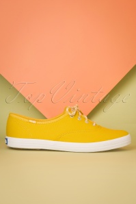 Keds - 50s Champion Core Sneakers in Lemon Curry Yellow 4