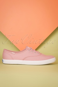 Keds - 50s Champion Core Seasonal Sneakers in Pale Mauve Pink 2