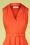 Zoe Vine - Helen shirt swing jurk in mandarijn 3