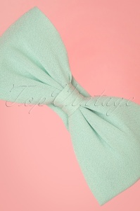 Banned Retro - 50s Dionne Bow Head Band in Mint 2