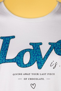 Smashed Lemon - Love T-shirt in wit 3