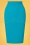 50s Bella Midi Skirt in Turquoise