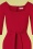 Vintage Chic for Topvintage - Perla Pencil Dress Années 50 en Rouge Profond 2