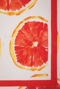 Amici - Clementine Scarf Années 50 en Orange 2