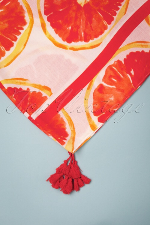 Amici - 50s Clementine Scarf in Orange 4
