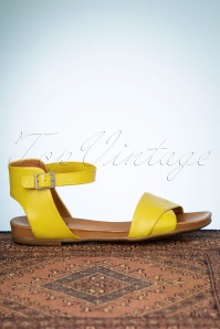 Miz Mooz - Avon sandalen in geel 5
