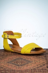 Miz Mooz - Avon sandalen in geel 2