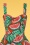 Bunny - 50s Melonie Mid Swing Dress in Orange 4