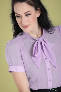 Bunny - Frilly Sundae blouse in lavendel 2