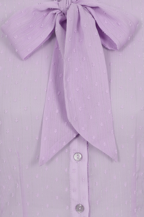 Bunny - Frilly Sundae blouse in lavendel 4