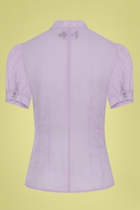 Bunny - Frilly Sundae blouse in lavendel 3