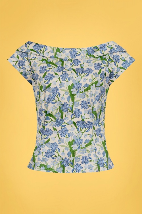 Collectif 36786 Cordelia Dreamy Top Floral20210331 020LW