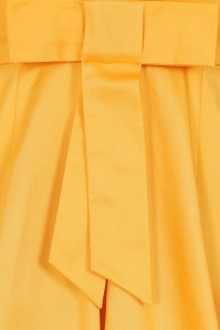 Collectif Clothing - Jenny-Lu Swing Kleid in Gelb 4