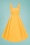 Collectif 37430 Jenny Lu Plain Swing Dress Yellow20210331 020LW