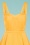 Collectif Clothing - Jenny-Lu Swing Kleid in Gelb 3