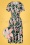 50s Bibian Cross Over Swing Dress in Botanical
