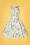Hearts And Roses 37152 Swingdress Floral White Flinders 033121 002W