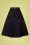 50s Workwear Denim Skirt in Dark Blue