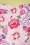 Hearts & Roses - Sylvie Floral Wiggle Dress Années 50 en Blanc et Rose 4