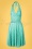 50s Yolanda Polkadot Halter Dress in Mint