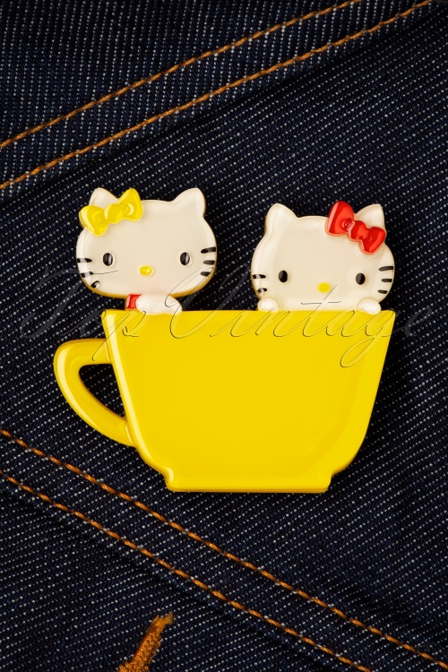 Erstwilder - Hello Kitty & Mimmy Brooch