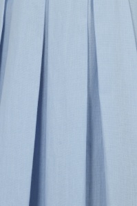 Collectif Clothing - 50s Jill Swing Dress in Light Blue 4