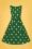 Collectif 36812 Hepburn Painted Polka Dress Green20210401 020LW