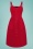 Kimberly Strawberry Swing Dress Années 50 en Rouge