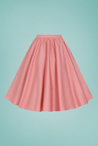 Collectif Clothing - Kelly Swing Skirt Années 50 en Rose 3