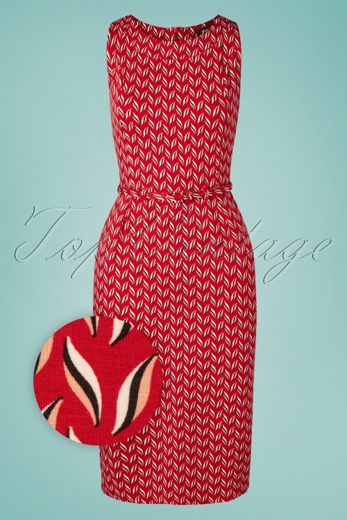 4FunkyFlavours - Lovely One Midi Kleid in Rot