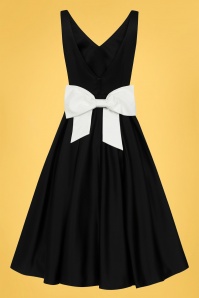 Collectif Clothing - Arco Occasion Swing Dress Années 50 en Noir 2