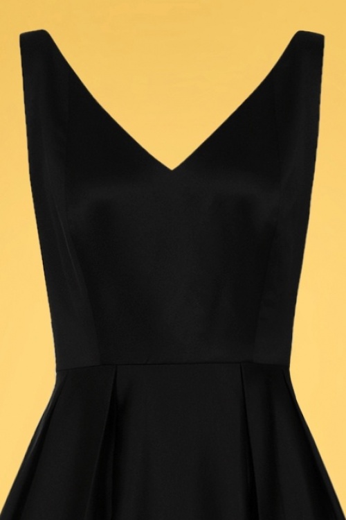 Collectif Clothing - Arco Occasion Swing Dress Années 50 en Noir 3