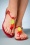 Noah Scented Flip Flop Sandals Années 60 en Fraise