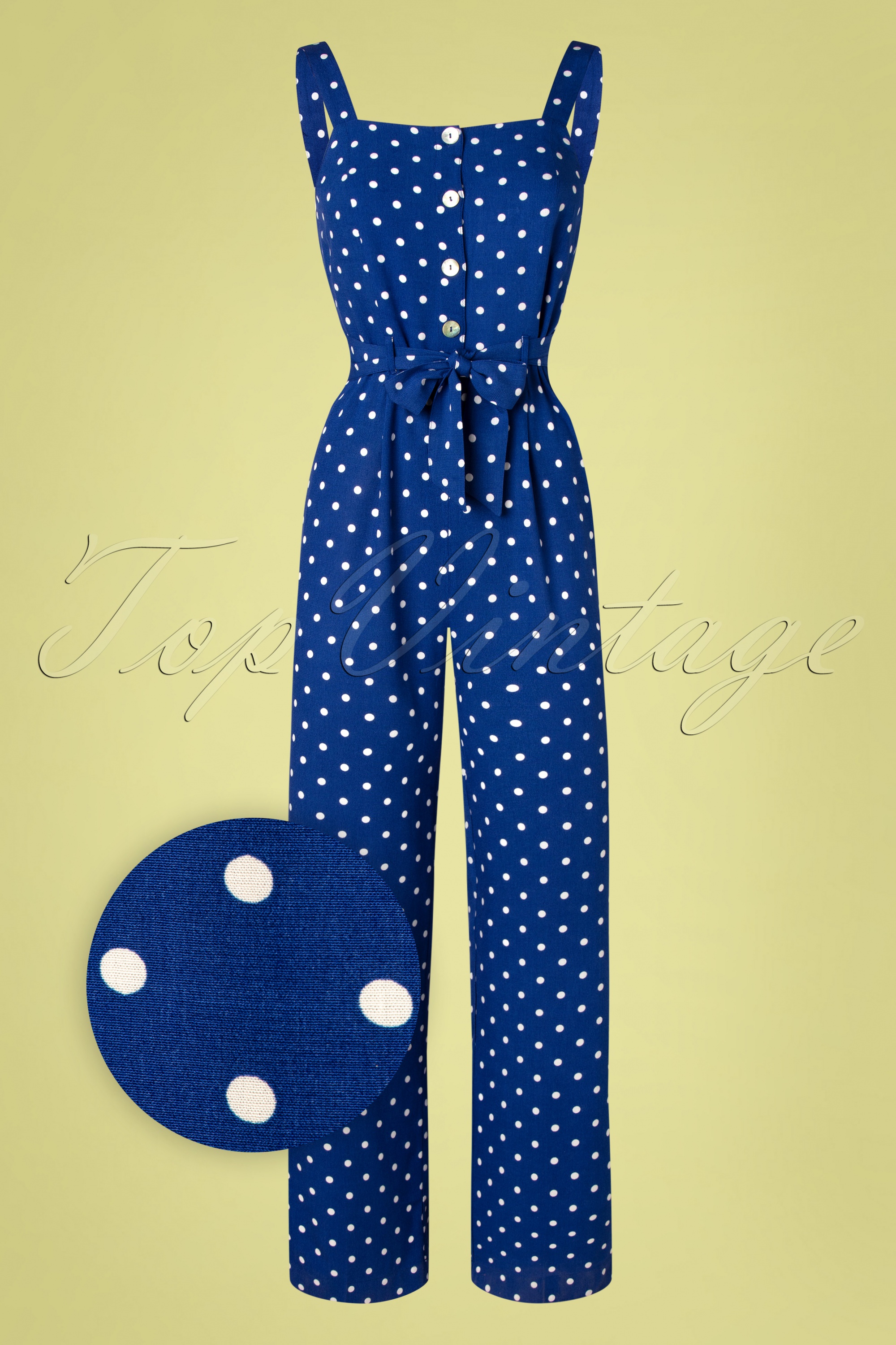 King Louie - Ines Pablo jumpsuit in midnight blauw 2