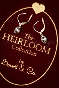 Lovely - 40s Heirloom Swarovski Earrings in Crystal 2
