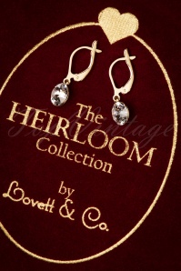 Lovely - 40s Heirloom Swarovski Earrings in Crystal 4