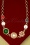 Lovely 37545 Red Gold Plated Heirloom Necklace Green 20210409 0006 W