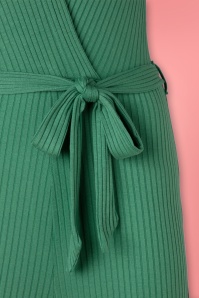 King Louie - 60s Mary Roulette Jumpsuit in Fir Green 5