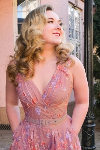 Miss Candyfloss - Barite Helio Sommer Swing Kleid in Rosa