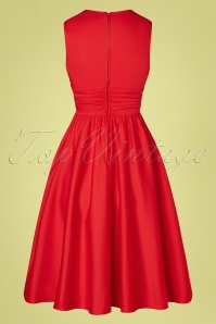 Timeless - Candace swing jurk in rood 4