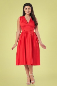 Timeless - Candace Swing Kleid in Rot 2