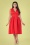 Timeless - Candace swing jurk in rood 2