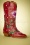 La Pintura 38471 Boots Cowboy Flowers Fior Bordeaux Handmade 20210413 0008W
