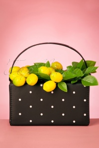 Collectif Clothing - Rosie Lemons tas in zwart 4