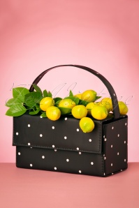 Collectif Clothing - 50s Rosie Lemons Bag in Black