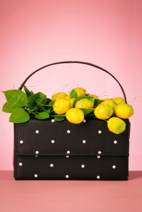 Collectif Clothing - Rosie Lemons tas in zwart 3